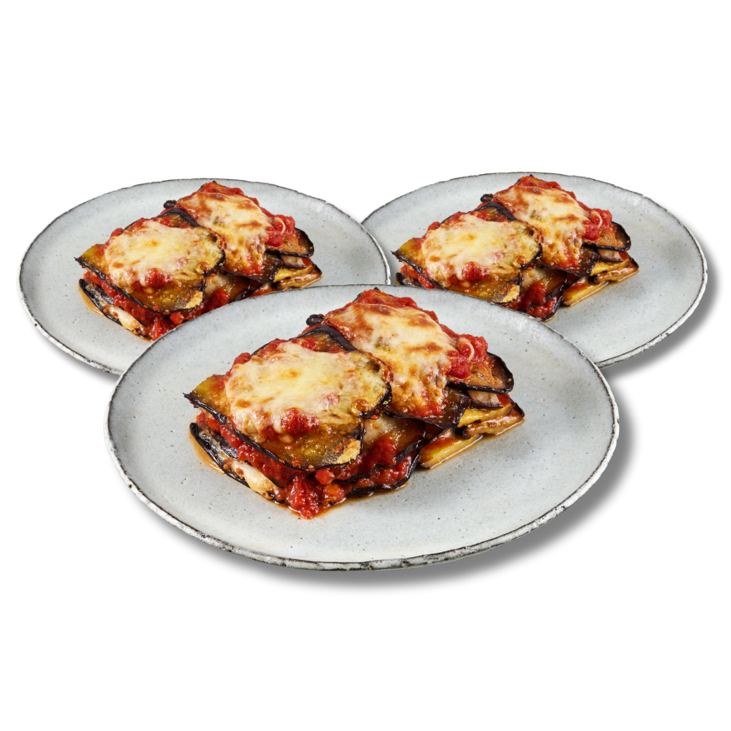 Aubergine Parmigiana (3er)