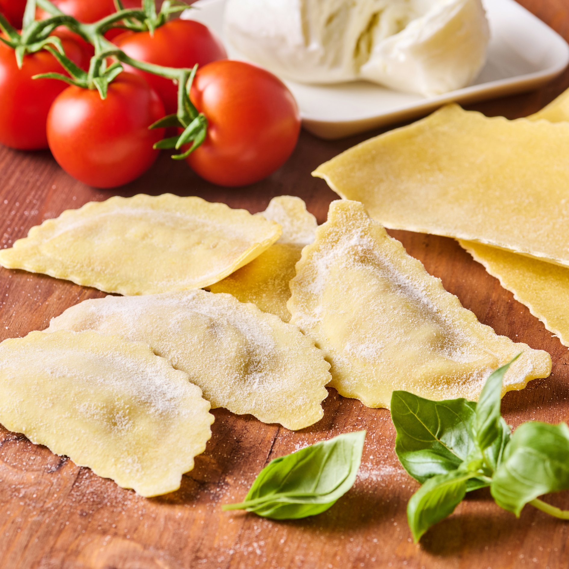 Ravioli Pomodoro & Mozzarella