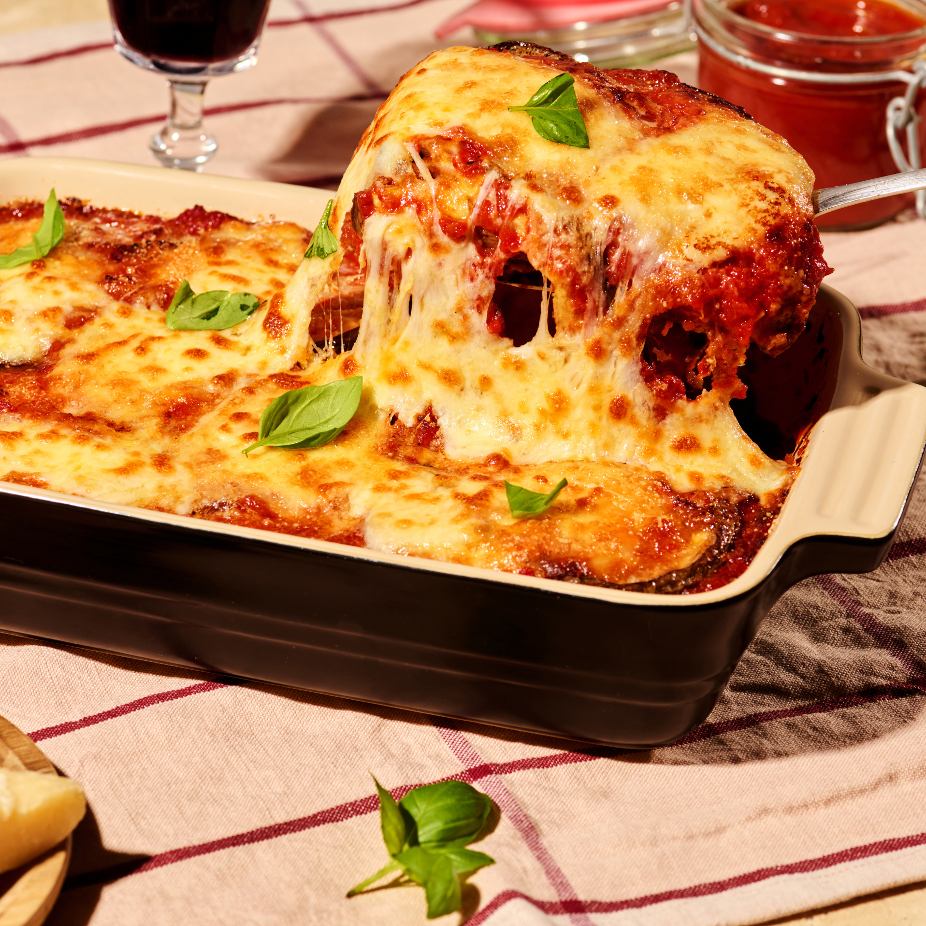 Aubergine Parmigiana