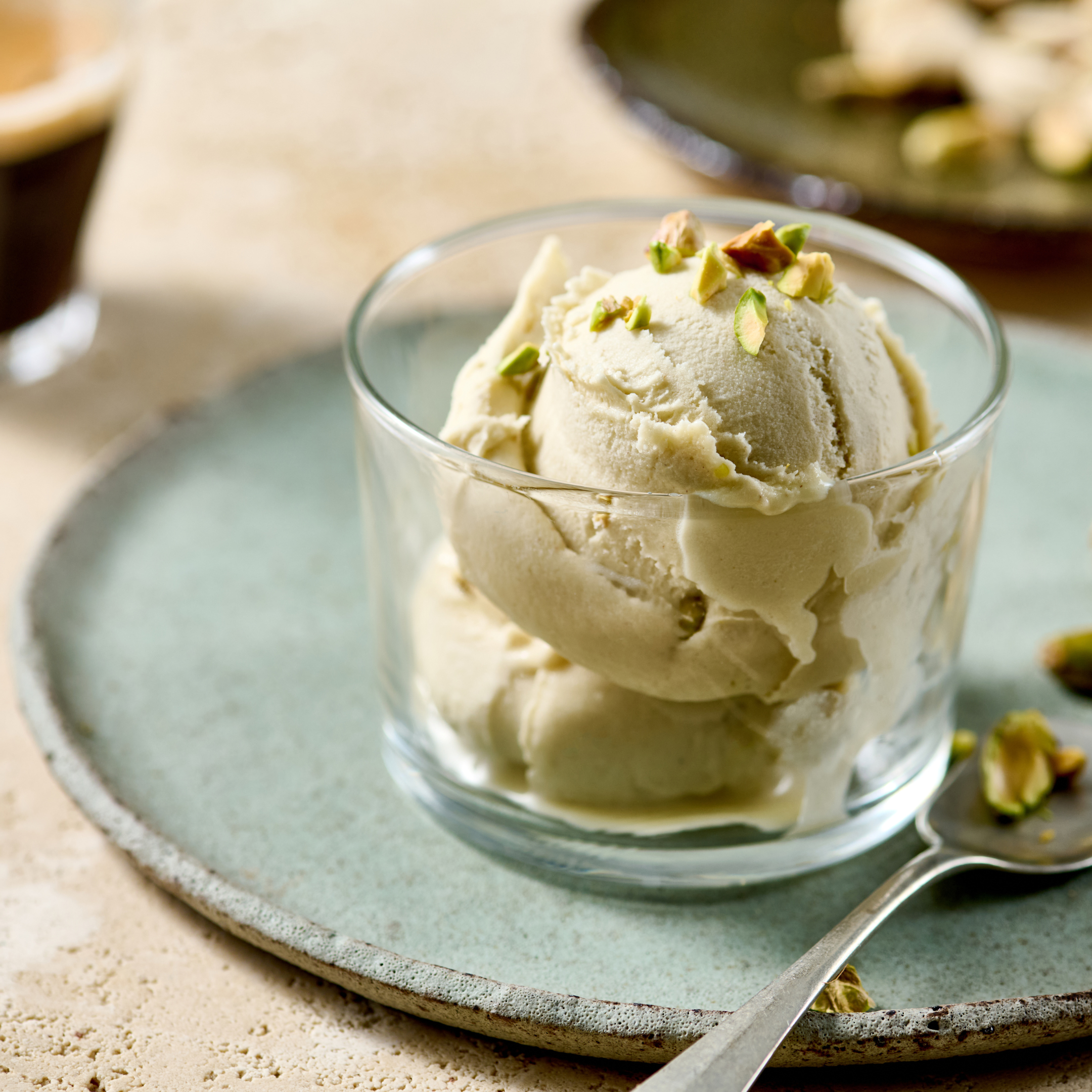 Creamy Pistachio Sorbet